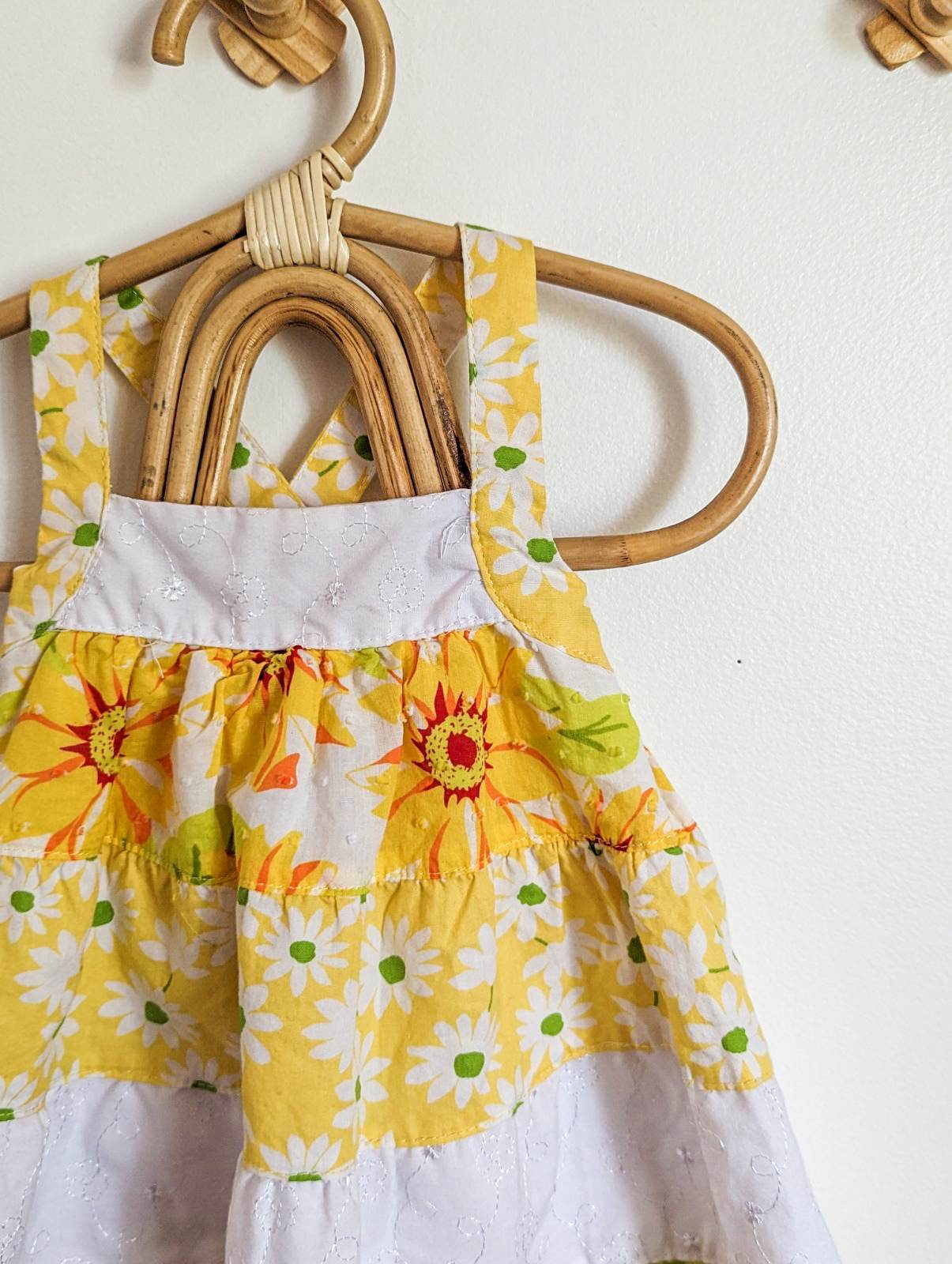 Penelope Mack Yellow Sunflower Sundress (3-6)