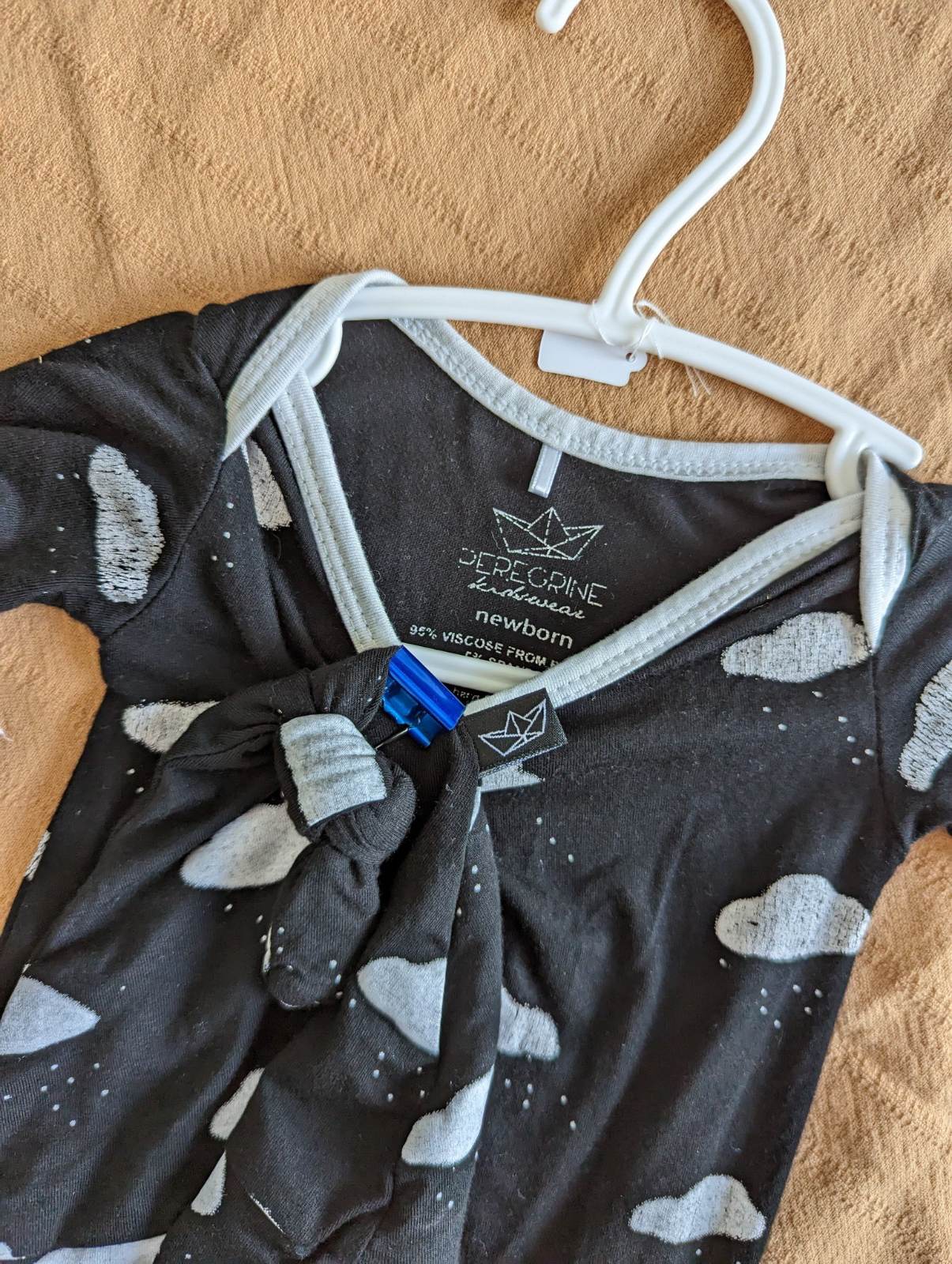 Peregrine Kidswear Newborn Gown and Cap