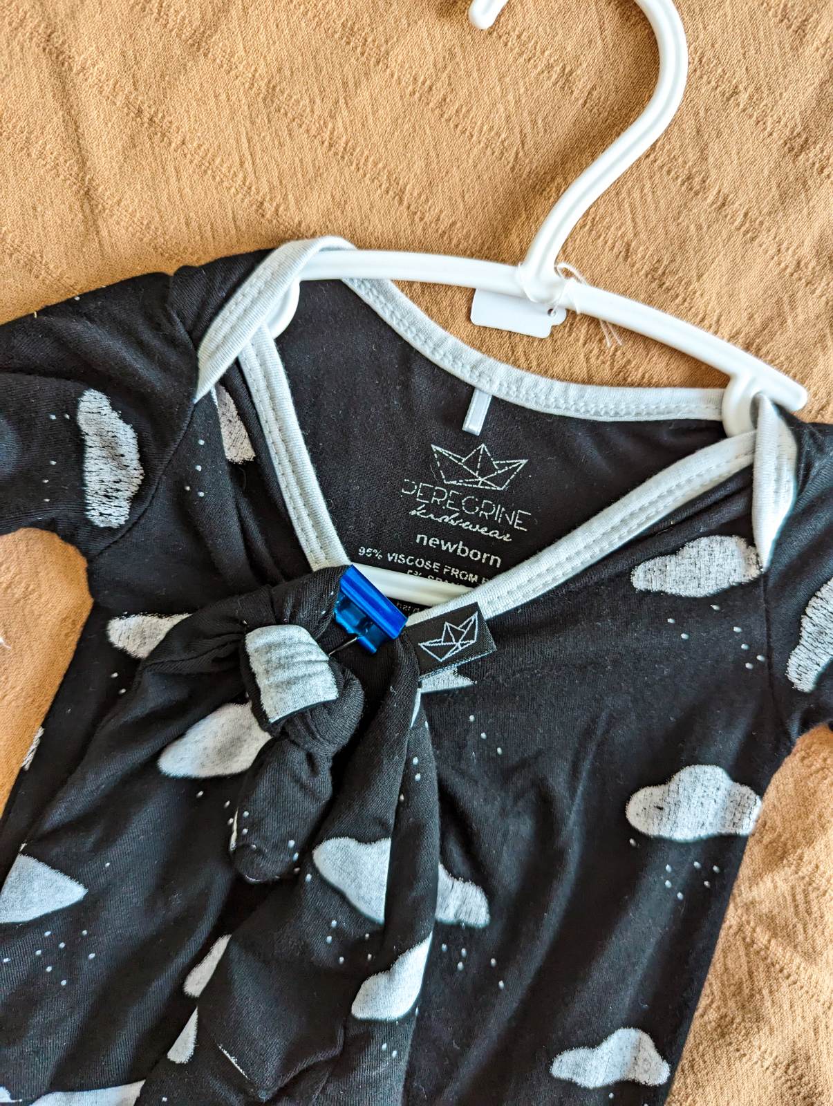 Peregrine Kidswear Newborn Gown and Cap