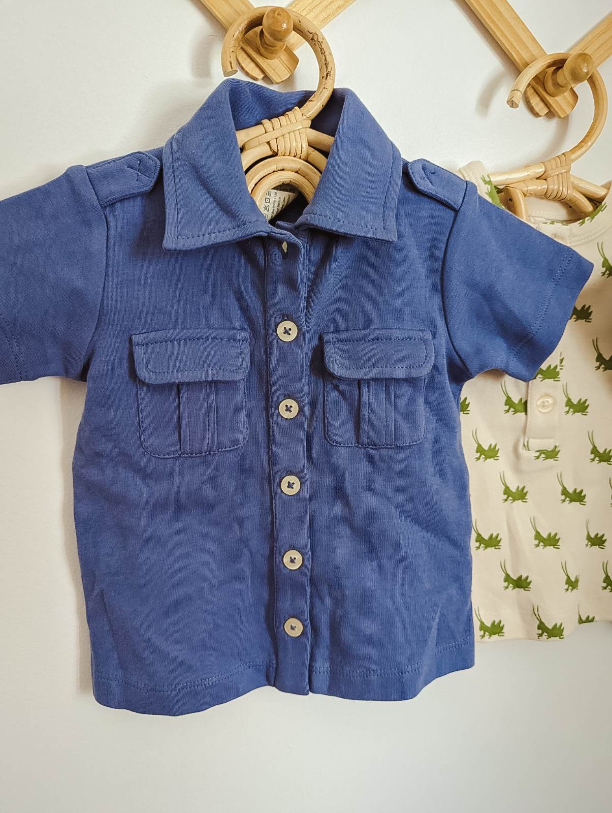 Kate Quinn Organic Cotton Military Style Tee (6-12m)
