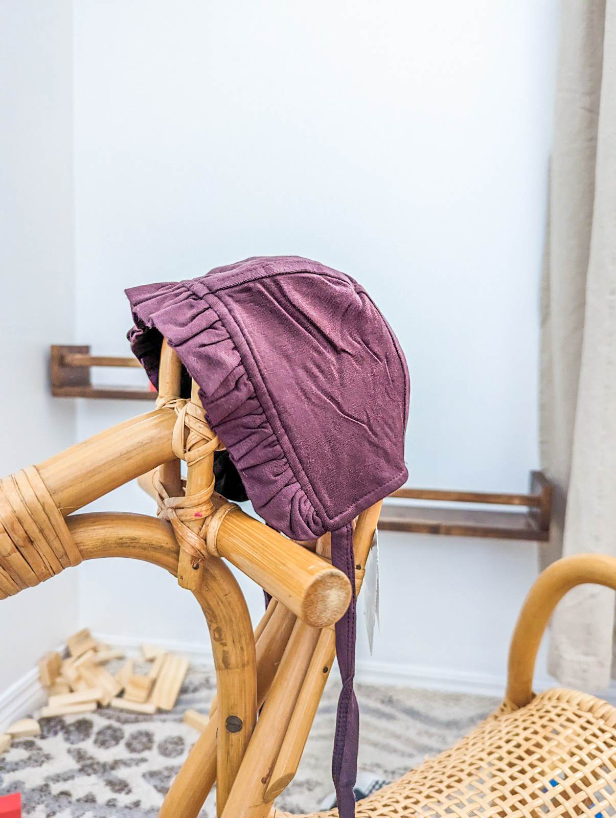 Kate Quinn Bamboo Bonnet in Purple (0-3)