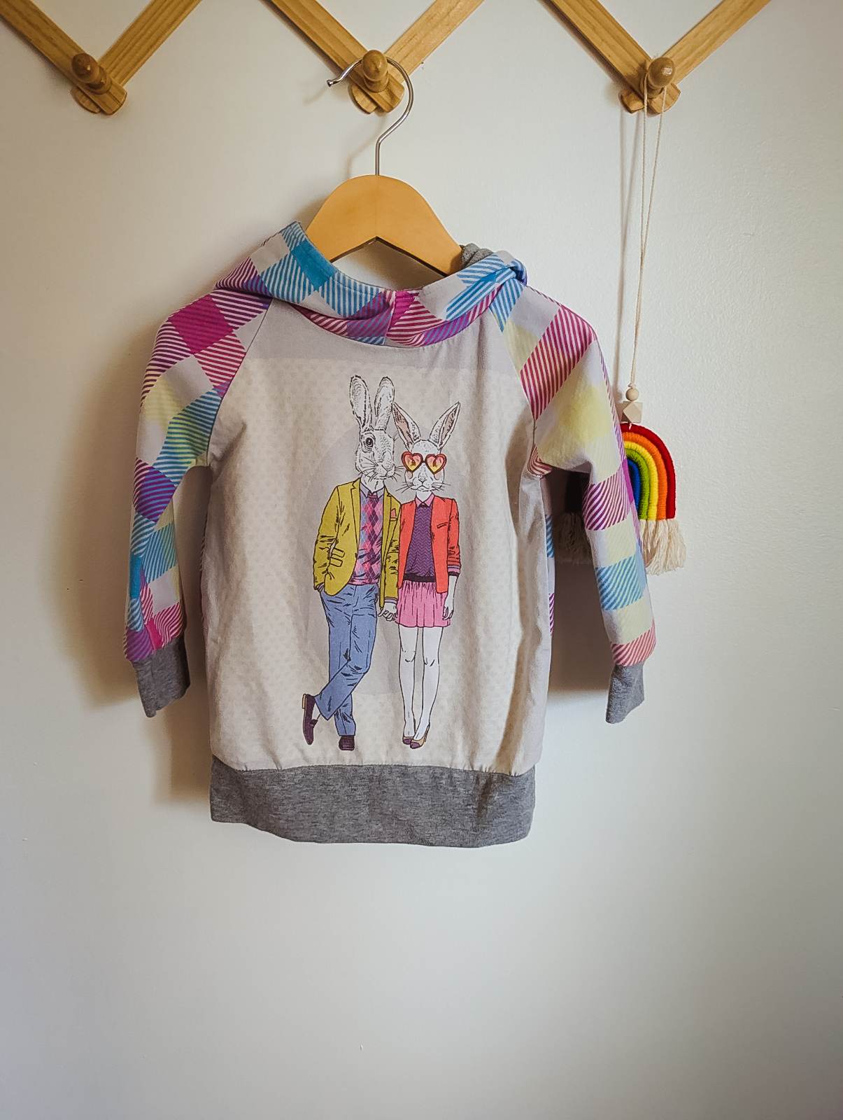 Boe Couture Bunny Ear Hoodie (2T)