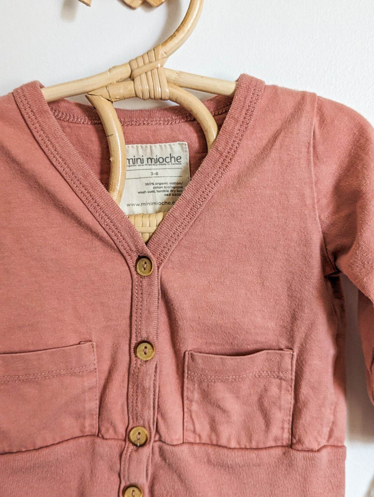 Mini Mioche Button Down Cardigan (3-6)