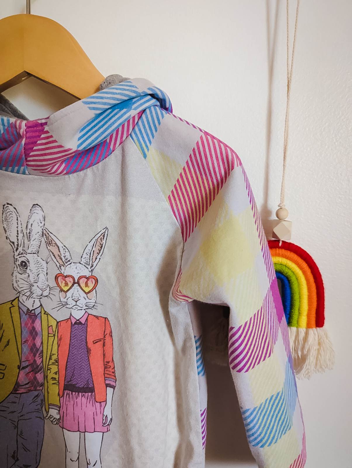 Boe Couture Bunny Ear Hoodie (2T)