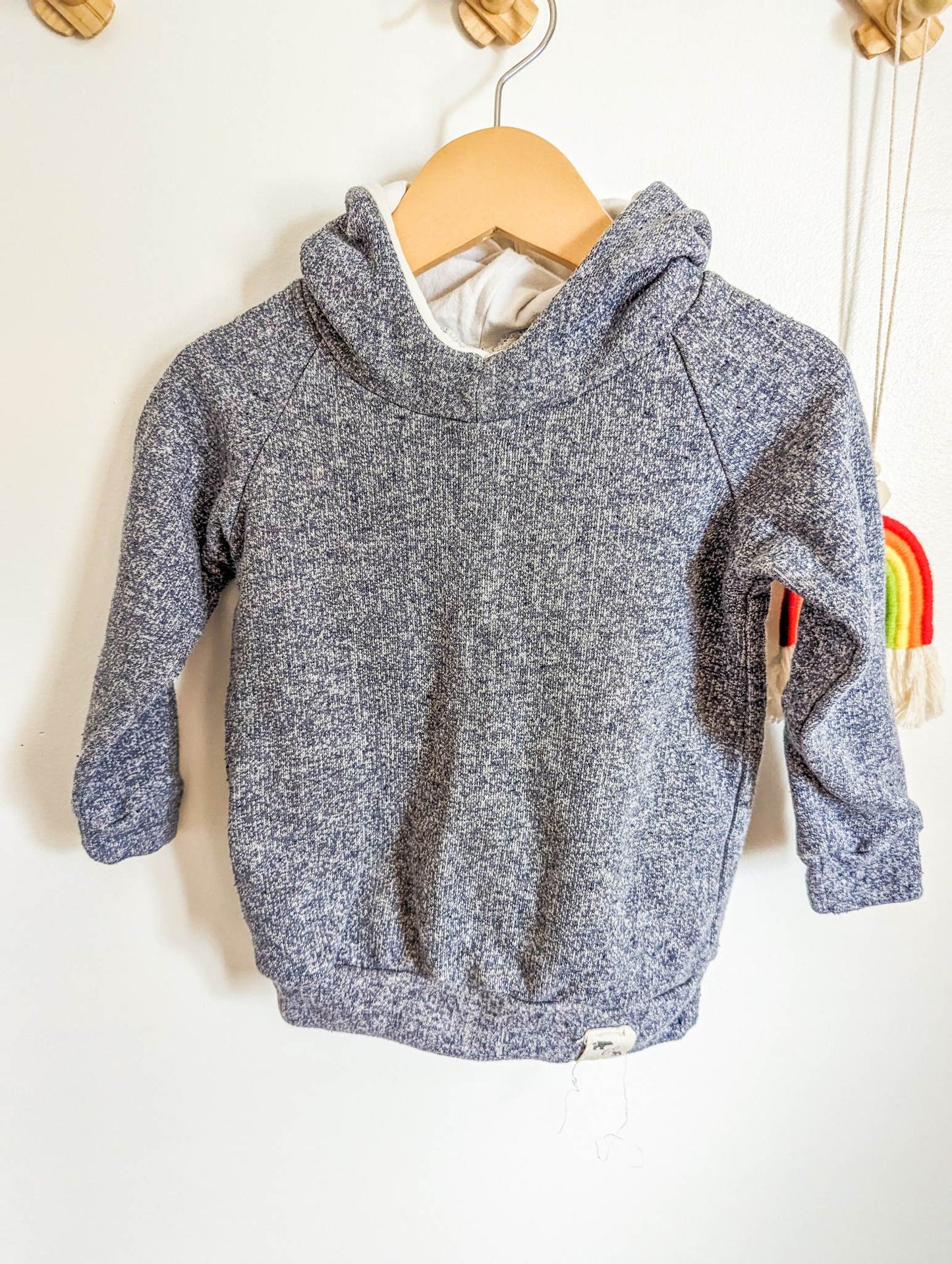 Bear & Roo Blue/Grey Hoodie (2)