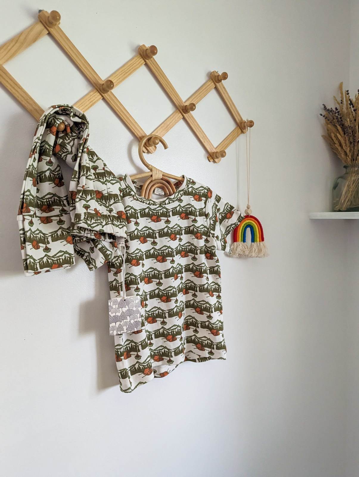 Kate Quinn Cotton Warm Campsite Tee & Pants Set (2t, 3t)