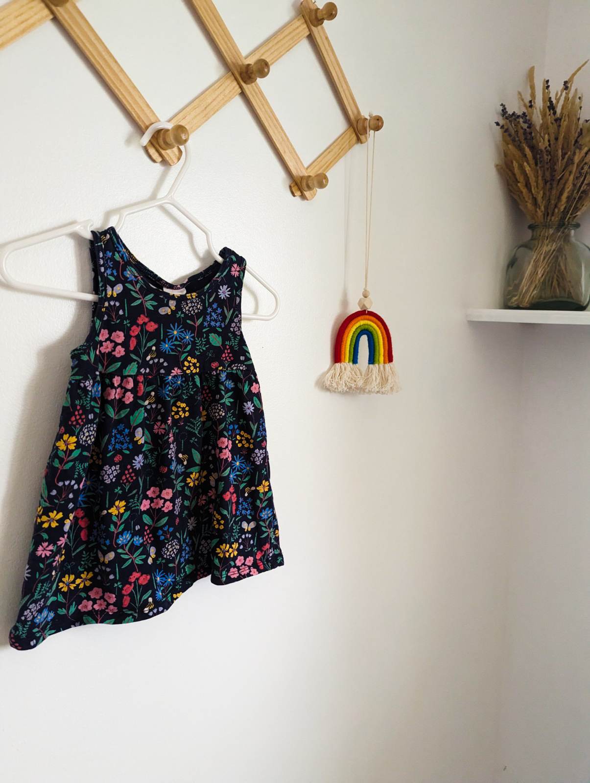 H&M Cotton Floral Tank Dress (4-6m)