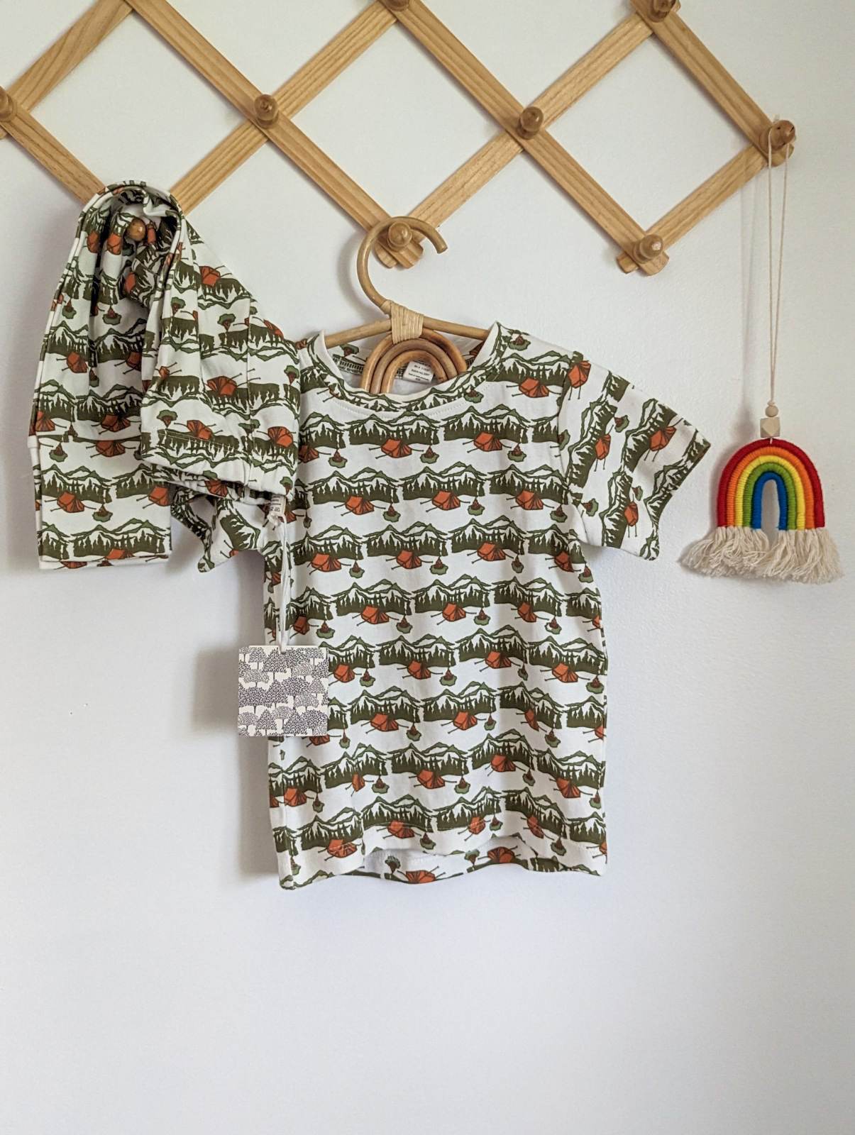 Kate Quinn Cotton Warm Campsite Tee & Pants Set (2t, 3t)