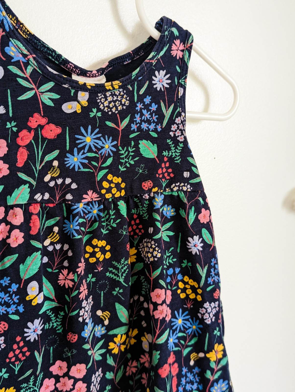 H&M Cotton Floral Tank Dress (4-6m)