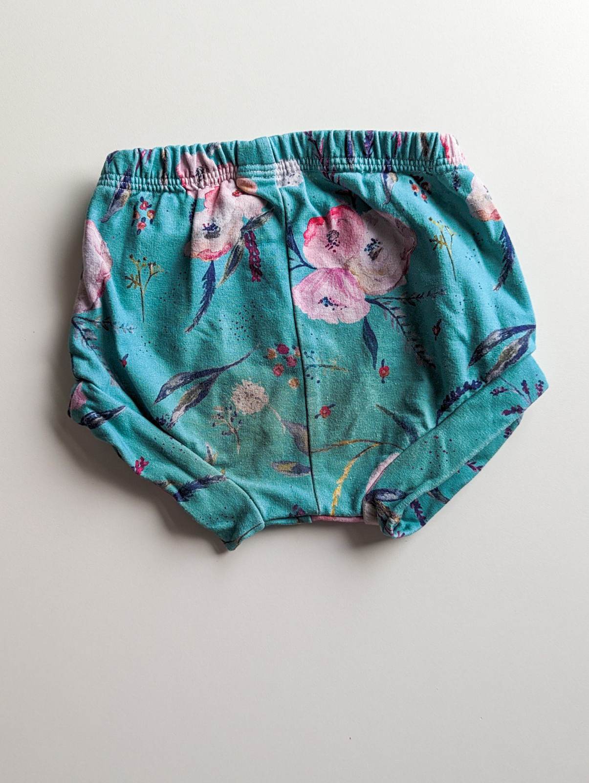 Bear & Roo Blue Floral Shorties (2T)