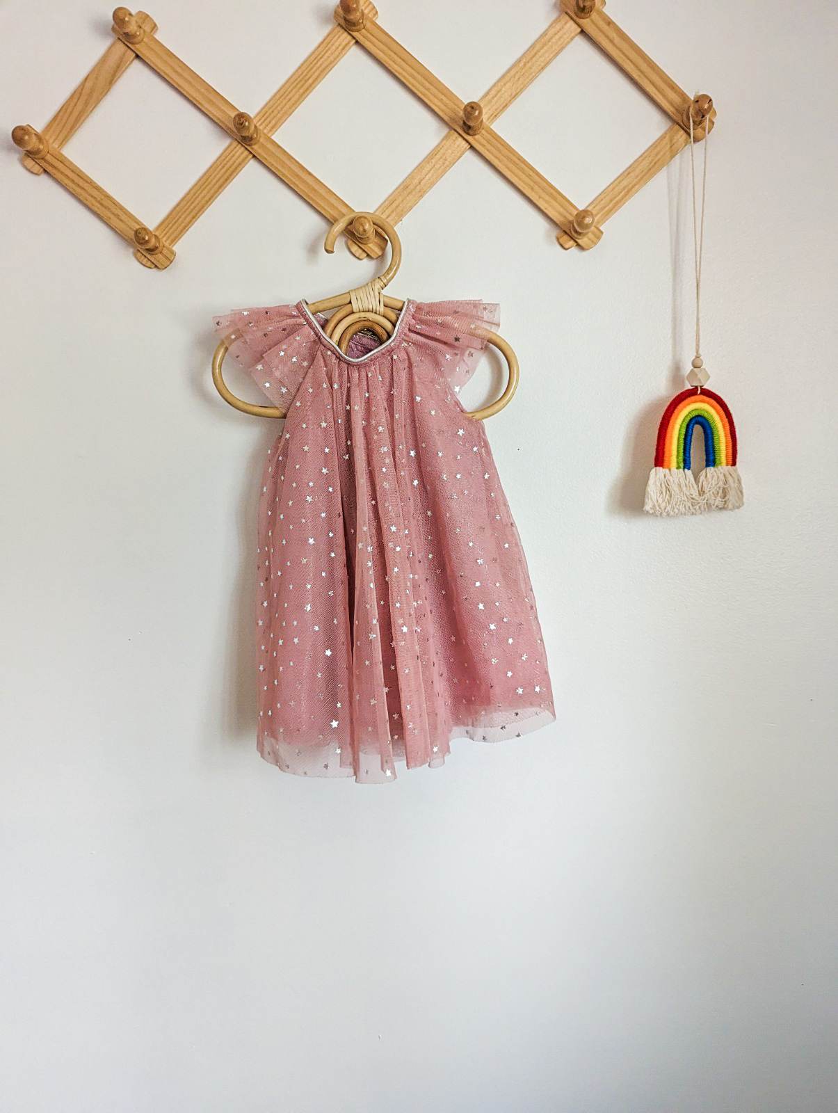 H&M Pink Tulle Smock Dress (6)