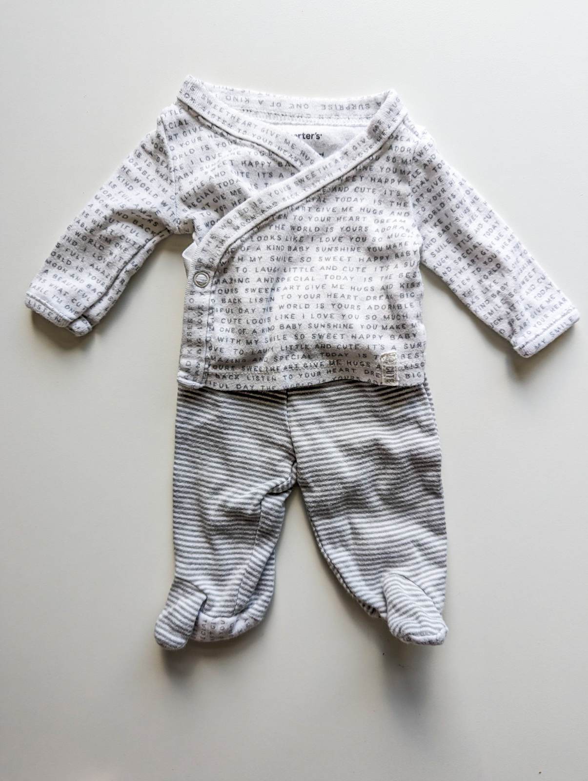 Carter's Wrap Top & Pants Set (Preemie)