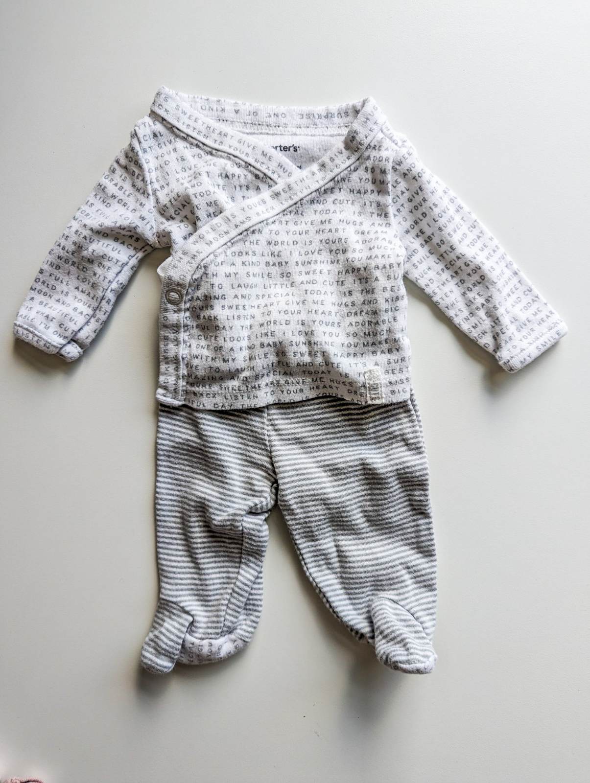 Carter's Wrap Top & Pants Set (Preemie)