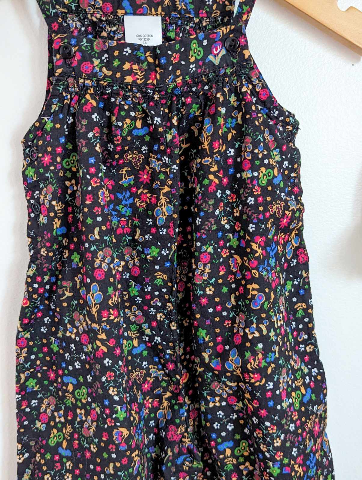 Macy's Cotton Ditsy Floral Jumpsuit (3-6)