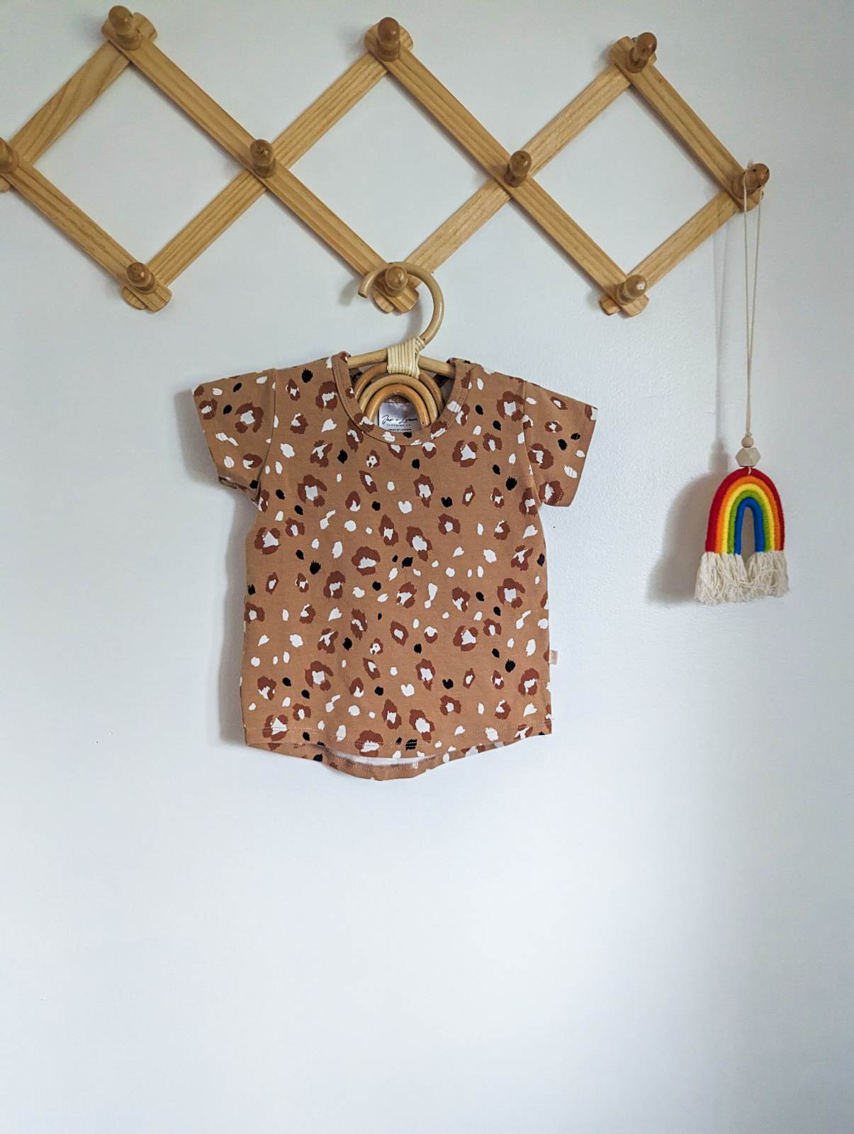 Jax & Lennon Animal Print Basic Tee (0-6m)