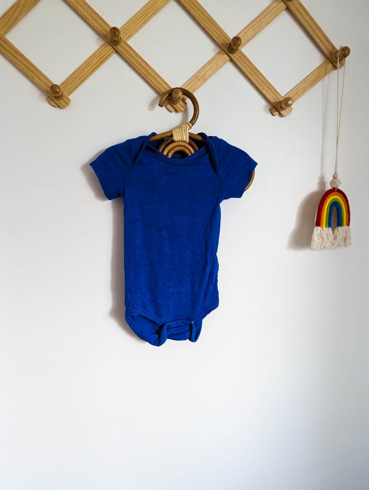 Kyte Baby Short Sleeve Bodysuit in Royal (0-3)