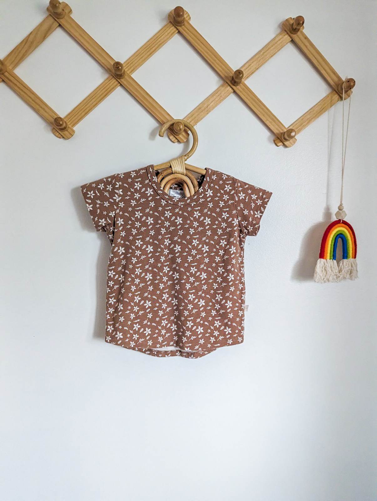 Jax & Lennon Floral Basic Tees (0-6m)