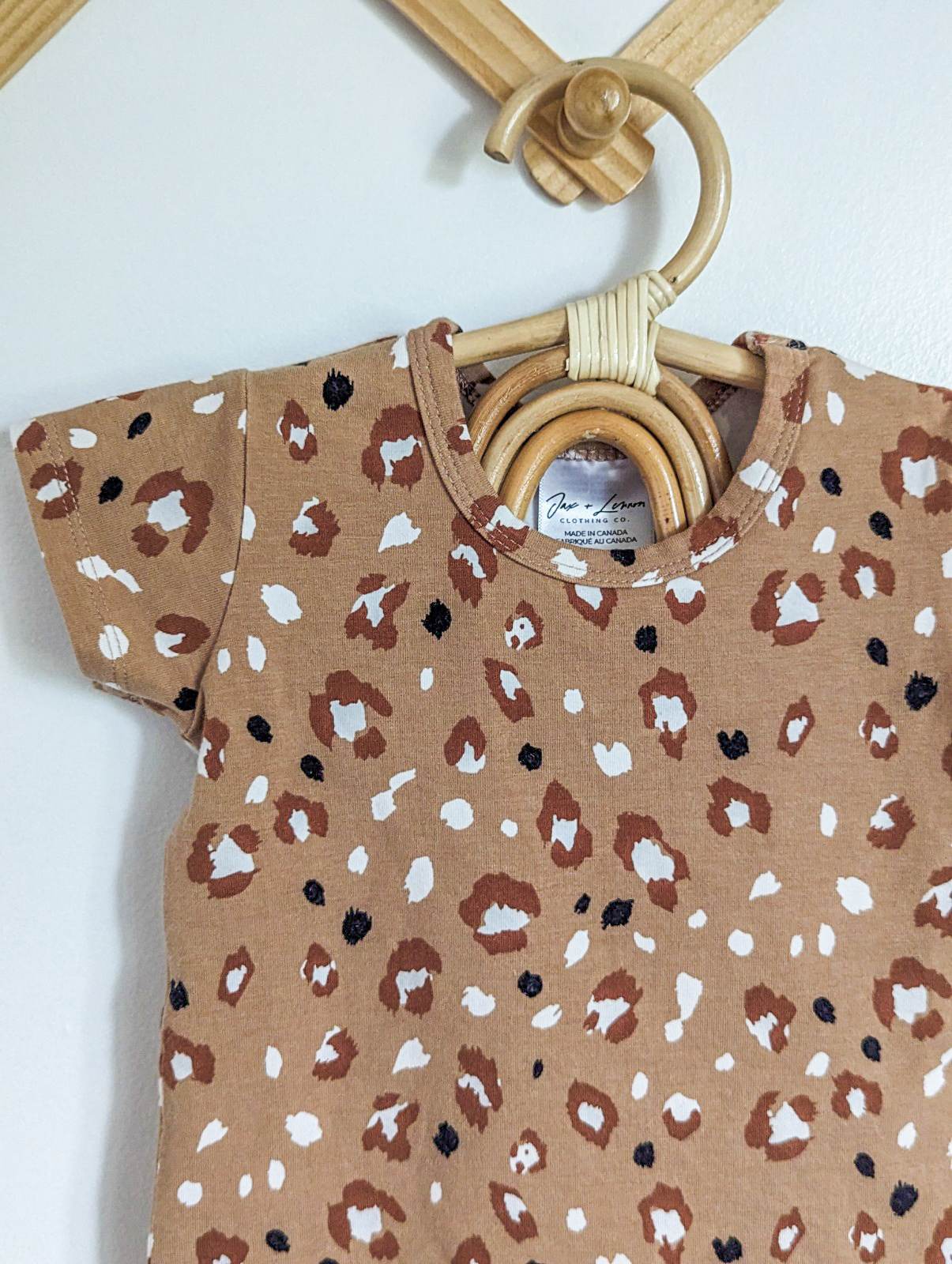 Jax & Lennon Animal Print Basic Tee (0-6m)