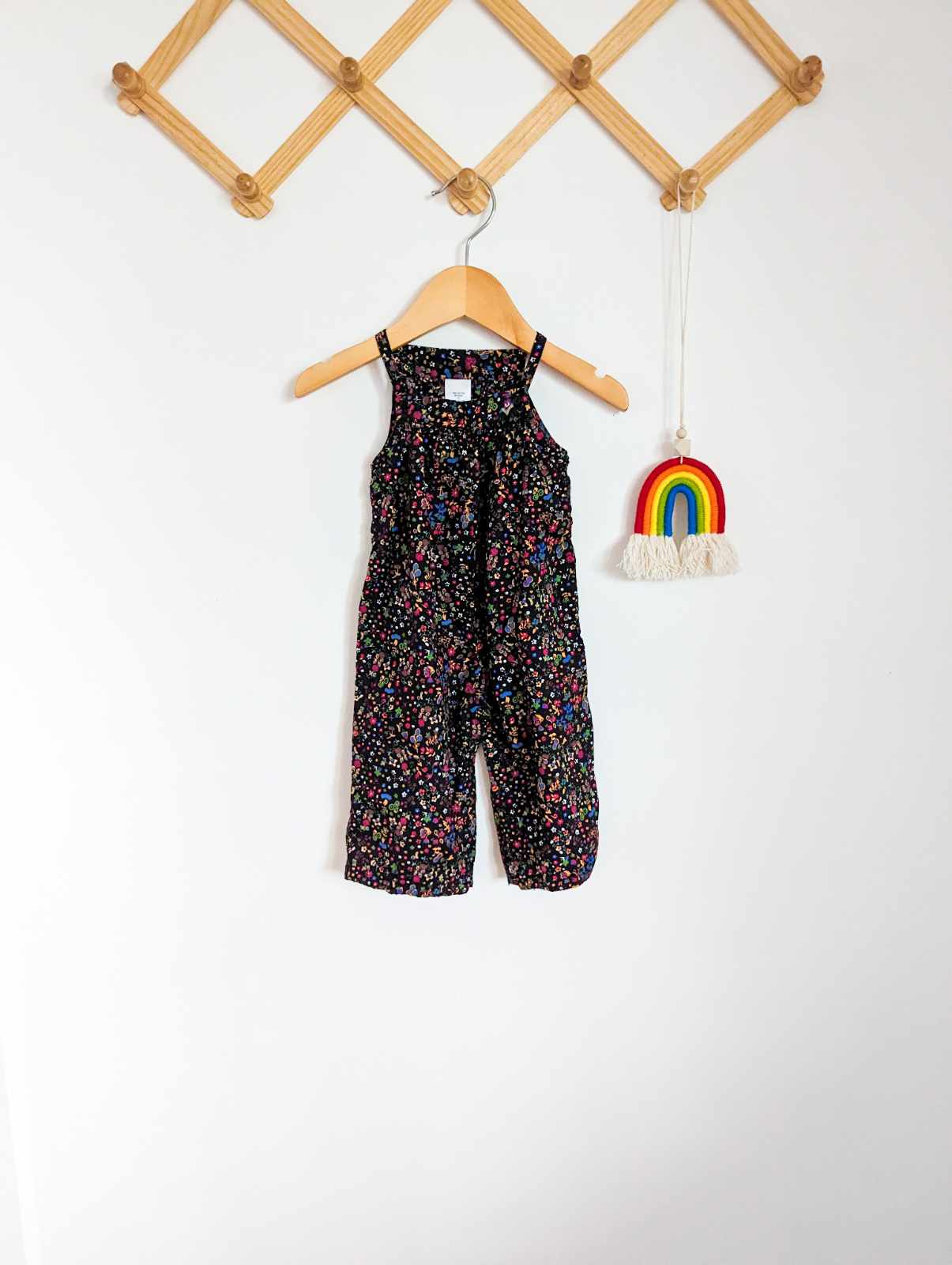 Macy's Cotton Ditsy Floral Jumpsuit (3-6)