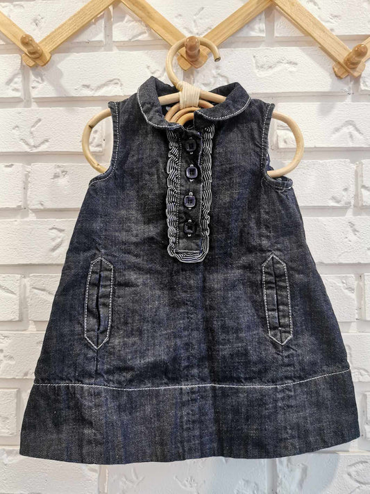 Zara Baby Sleeveless Denim Dress (12-18)