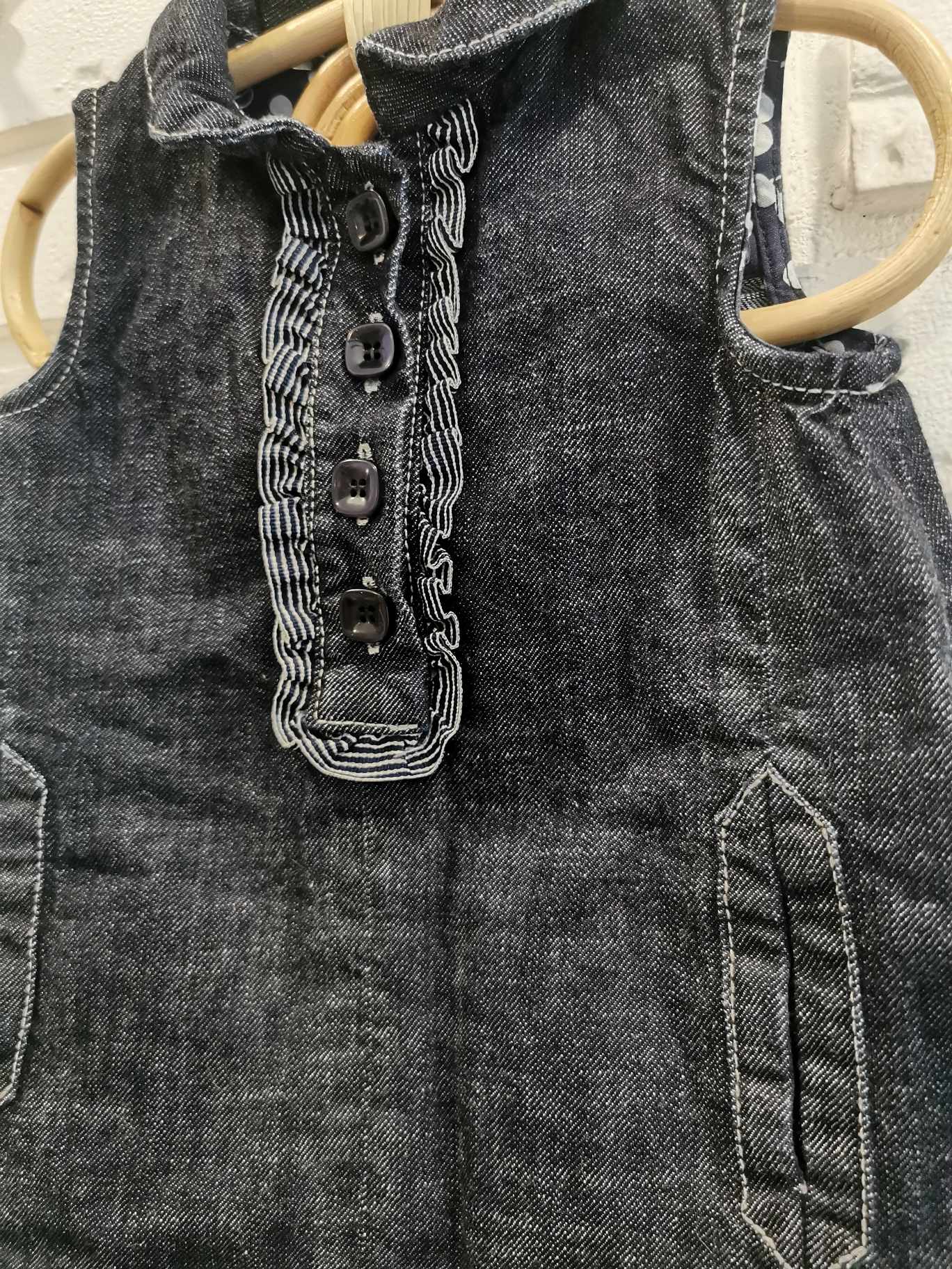 Zara Baby Sleeveless Denim Dress (12-18)