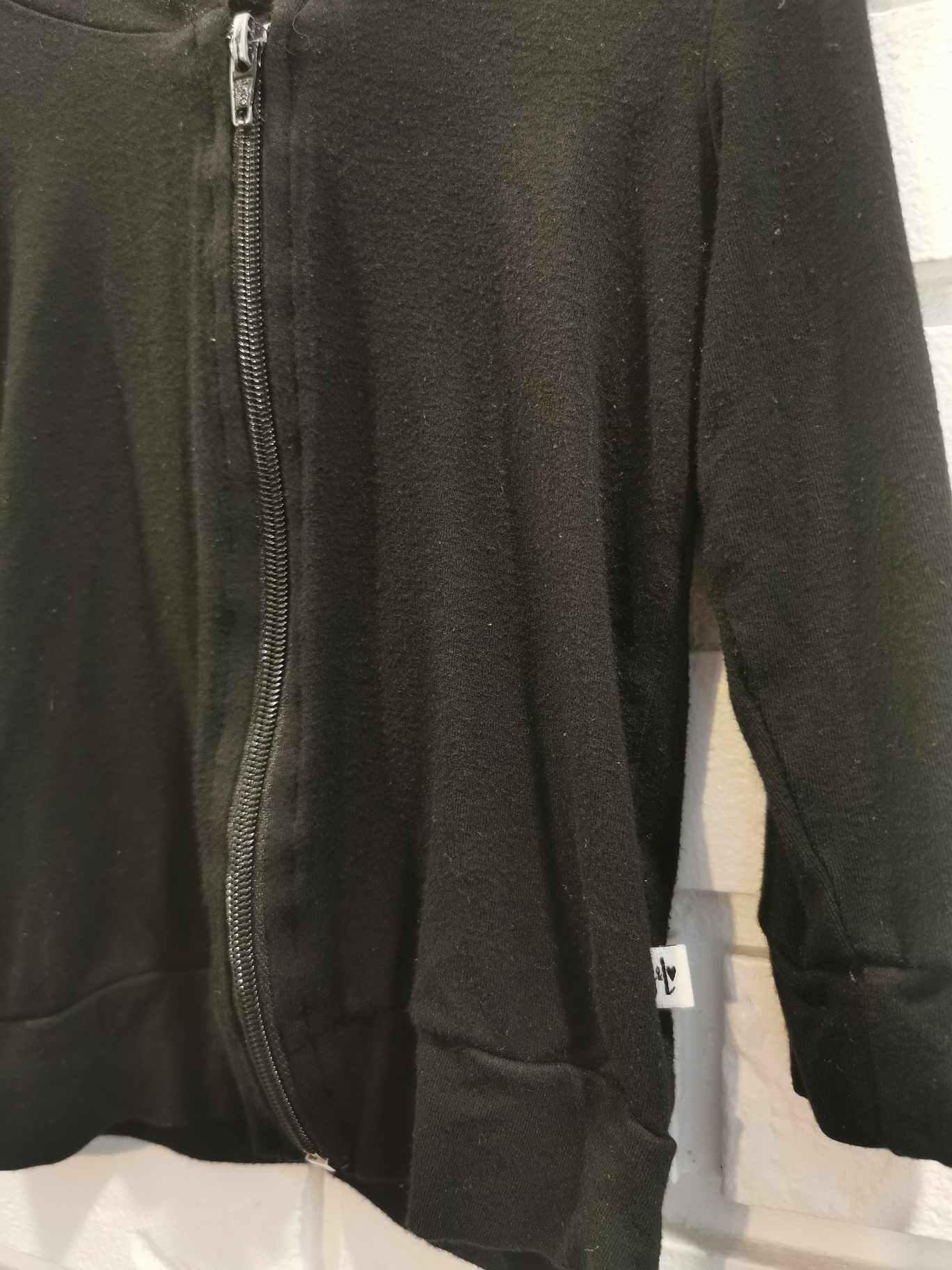 Jax & Lennon Bamboo Zip Up Hoodie in Black (6-12)