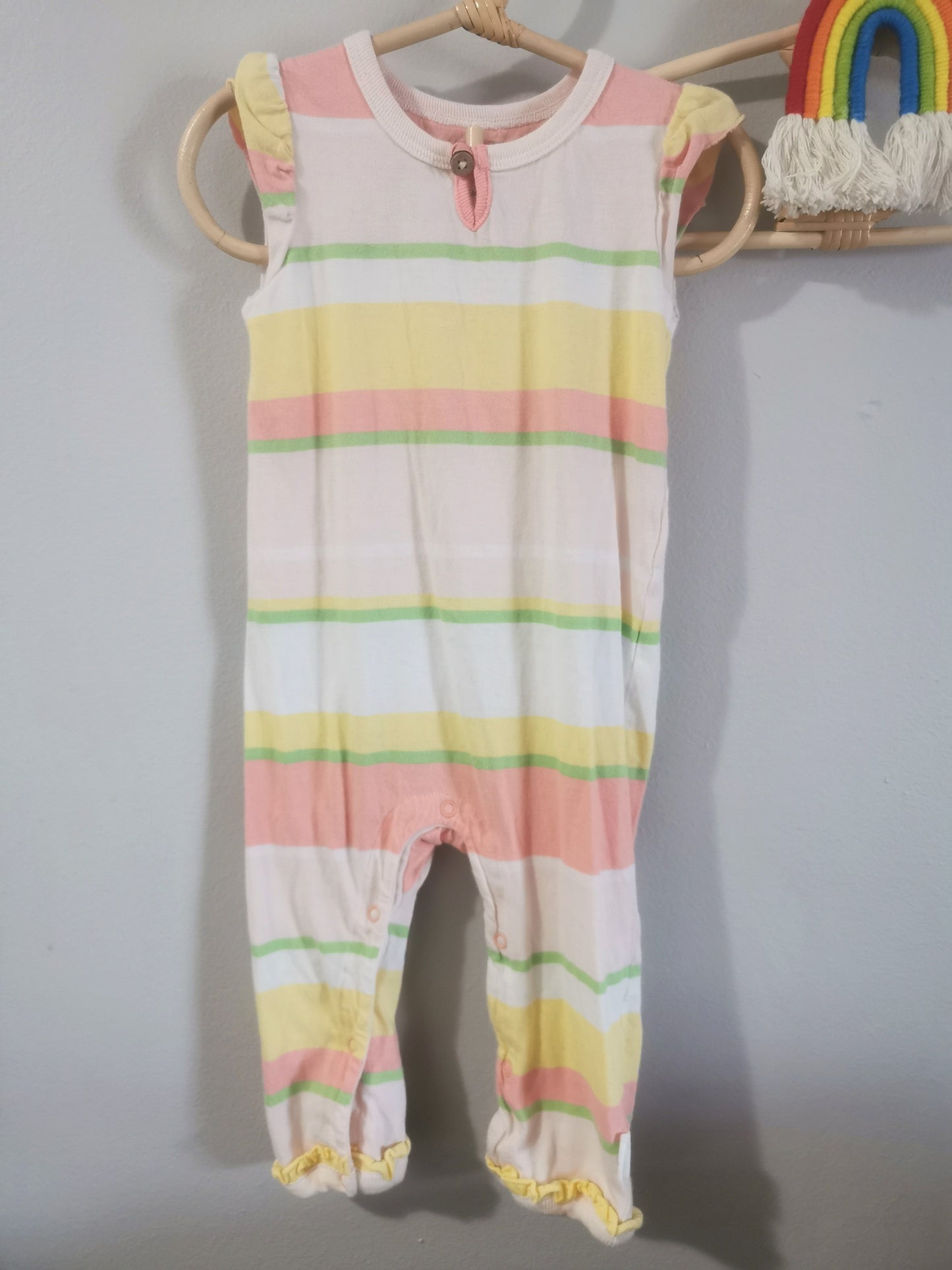 Burt's Bees Baby Sleeveless Jumpsuit (3-6)