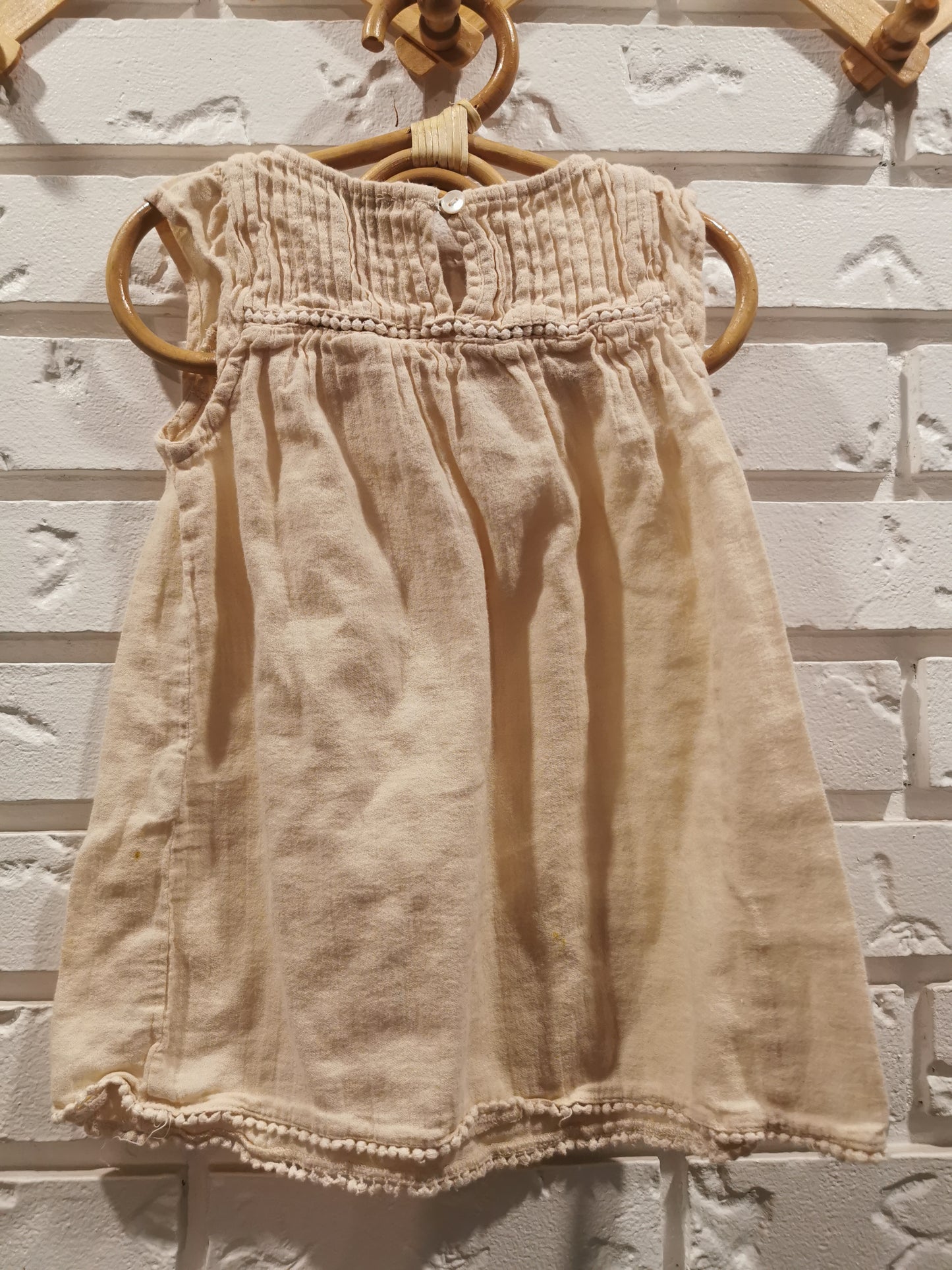 MarMar Copenhagen Sleeveless Cotton Gauze Dress (1y)