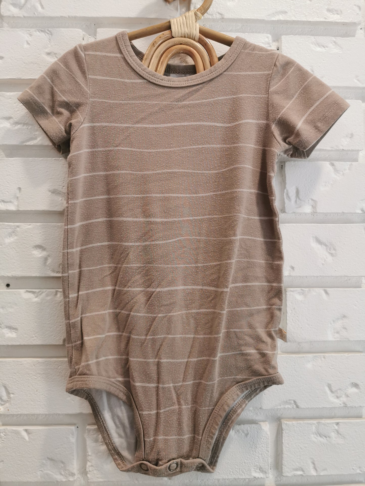 Jax & Lennon Bamboo Tee Onesie (12-18)