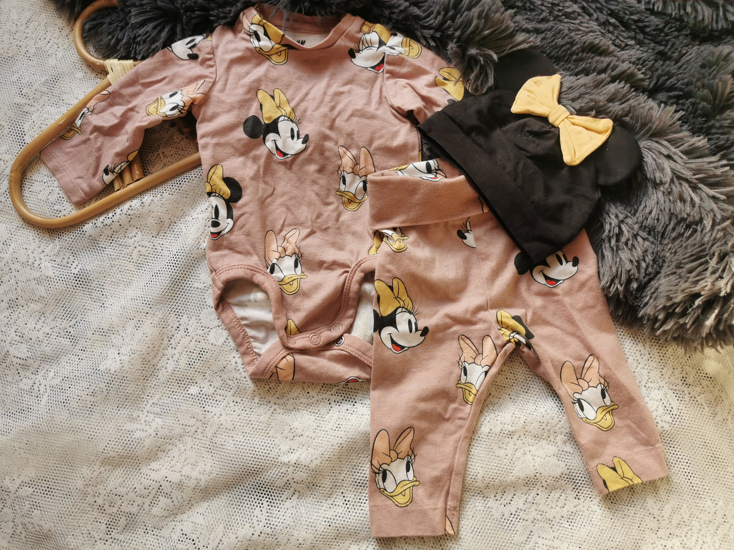 H&M x Disney 3 Piece Set (NB)