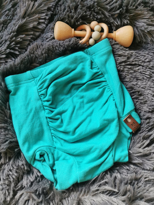 Mini Street Ruched Shorties in Teal (2T)