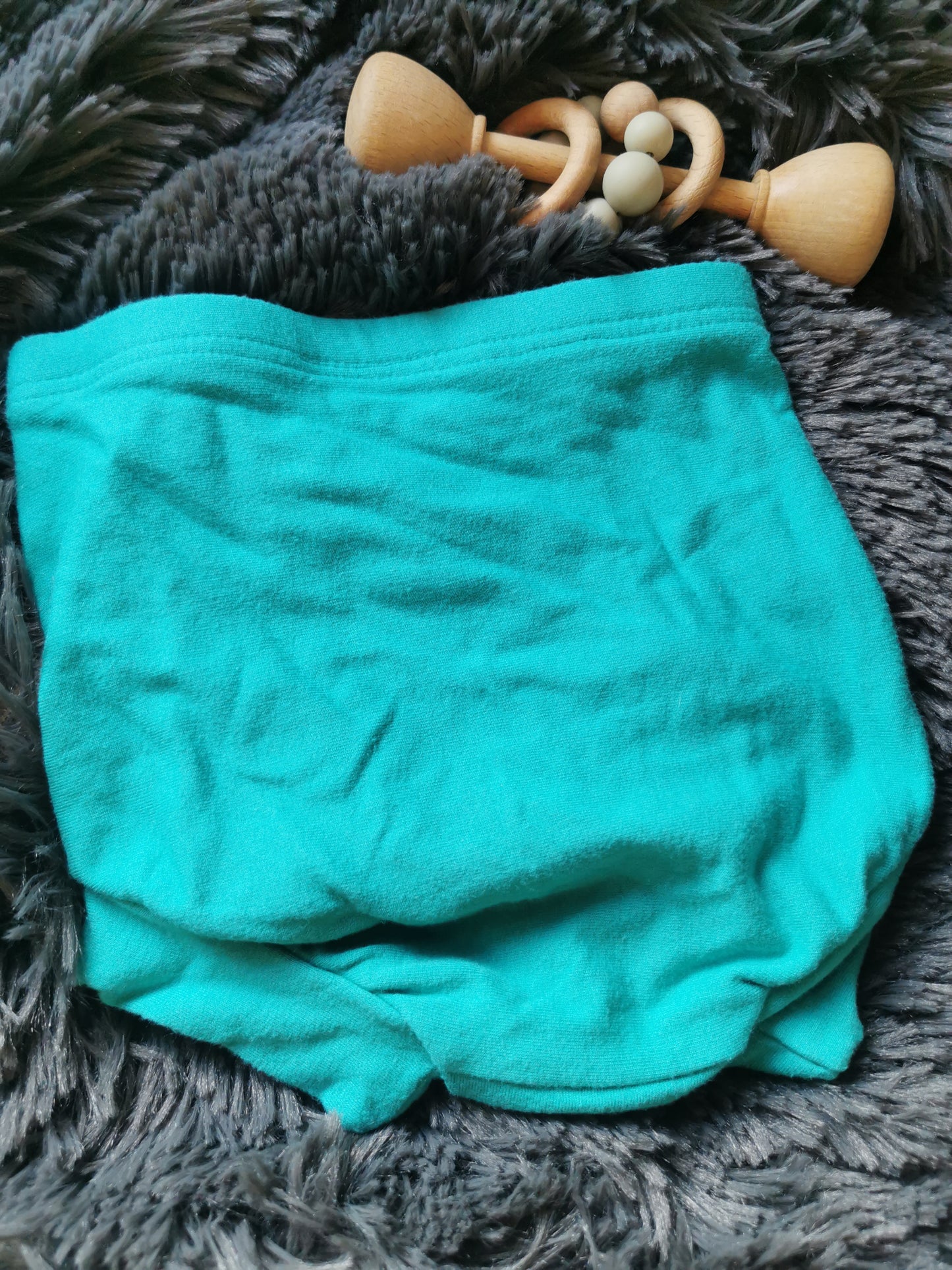 Mini Street Ruched Shorties in Teal (2T)