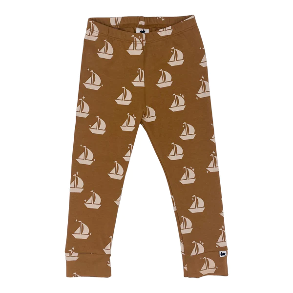 Little & Lively Sailboats Leggings (9-12, 12-18)