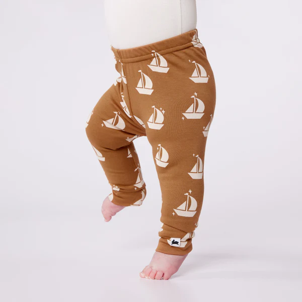 Little & Lively Sailboats Leggings (9-12, 12-18)