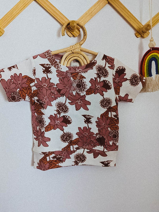 Kate Quinn Organic Cotton Crew Neck Tee (6-12m)